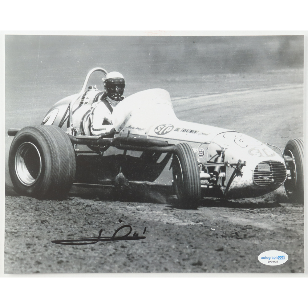 Mario Andretti Signed 8x10 Photo (ACOA) at PristineAuction.com