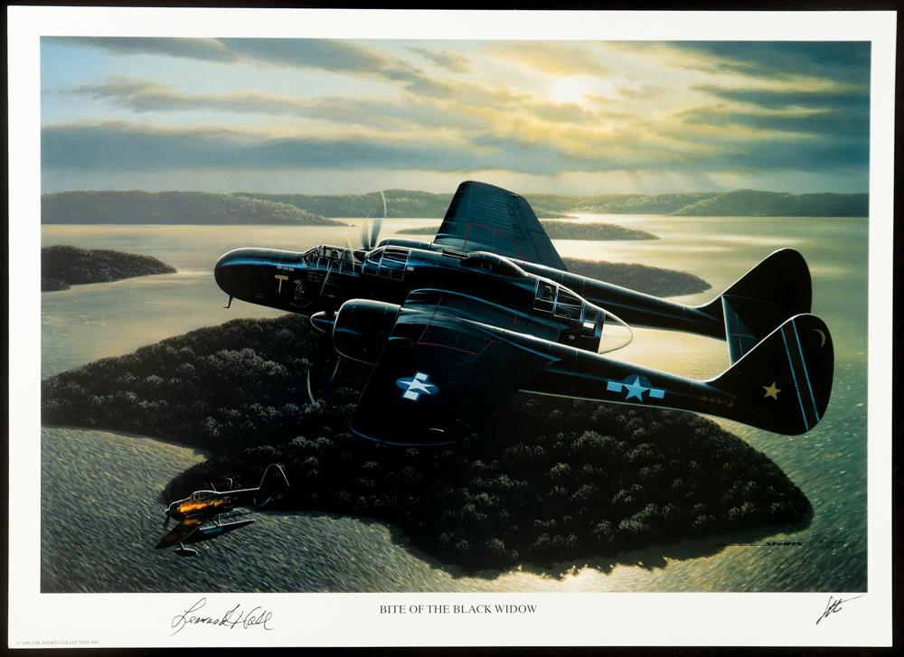 Leonard Hall Signed Stan Stokes "Bite Of The Black Widow" Lithograph (AIV) at PristineAuction.com Leonard Hall Signed Stan Stokes "Bite Of The Black Widow" Lithograph (AIV) at PristineAuction.com