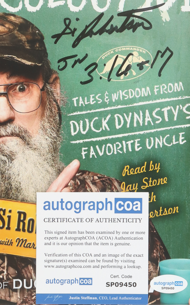 Si Robertson Signed "Duck Dynasty" 8x10 Photo with Inscription (ACOA) at PristineAuction.com Si Robertson Signed "Duck Dynasty" 8x10 Photo with Inscription (ACOA) at PristineAuction.com