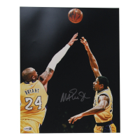 Magic Johnson Signed Lakers 11x14 Photo (JSA) at PristineAuction.com
