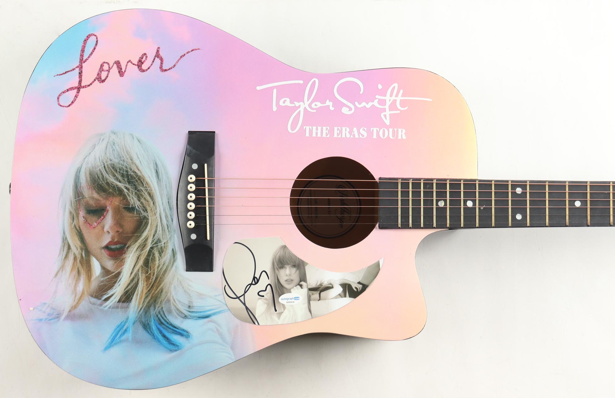 Taylor Swift Guitar with Signed Custom Insert Pickguard (ACOA) at PristineAuction.com Taylor Swift Guitar with Signed Custom Insert Pickguard (ACOA) at PristineAuction.com