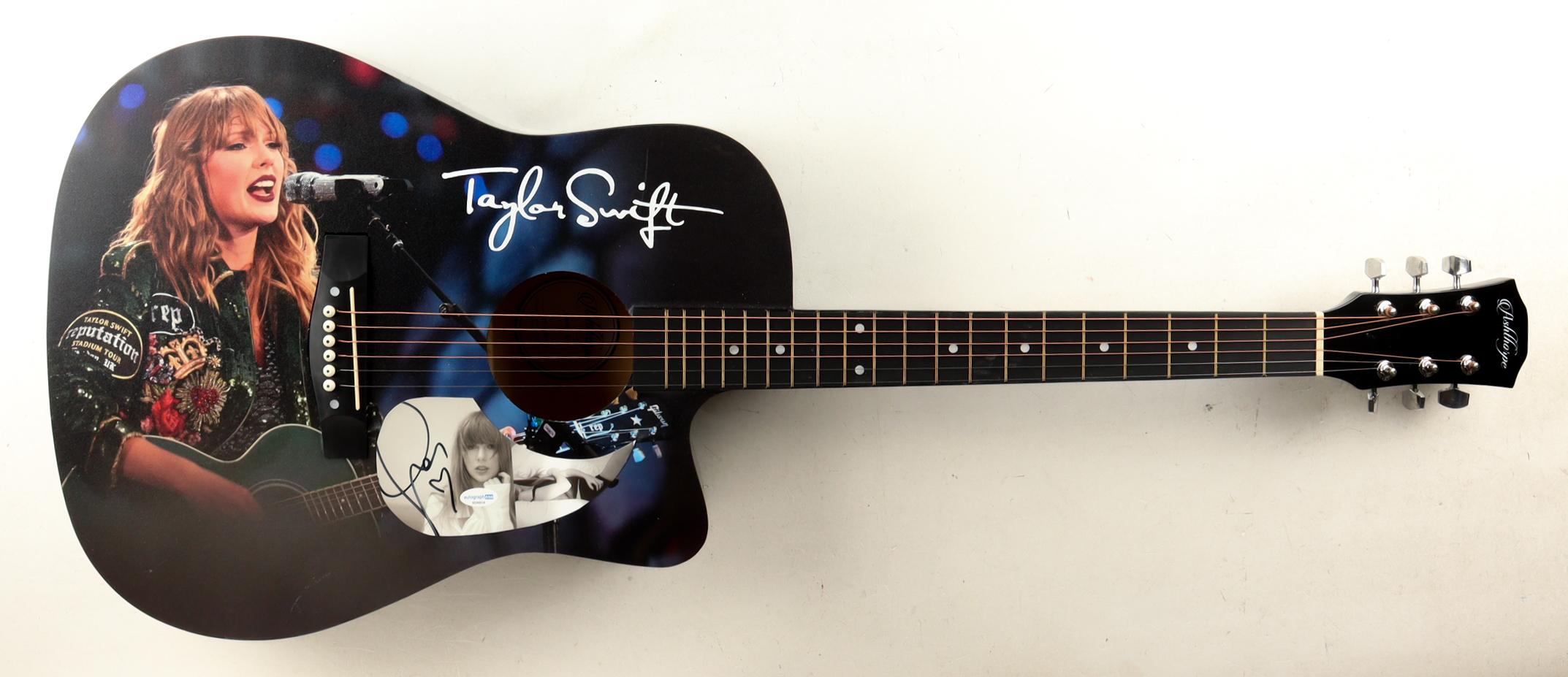 Taylor Swift Guitar with Signed Custom Insert Pickguard (ACOA) at PristineAuction.com Taylor Swift Guitar with Signed Custom Insert Pickguard (ACOA) at PristineAuction.com