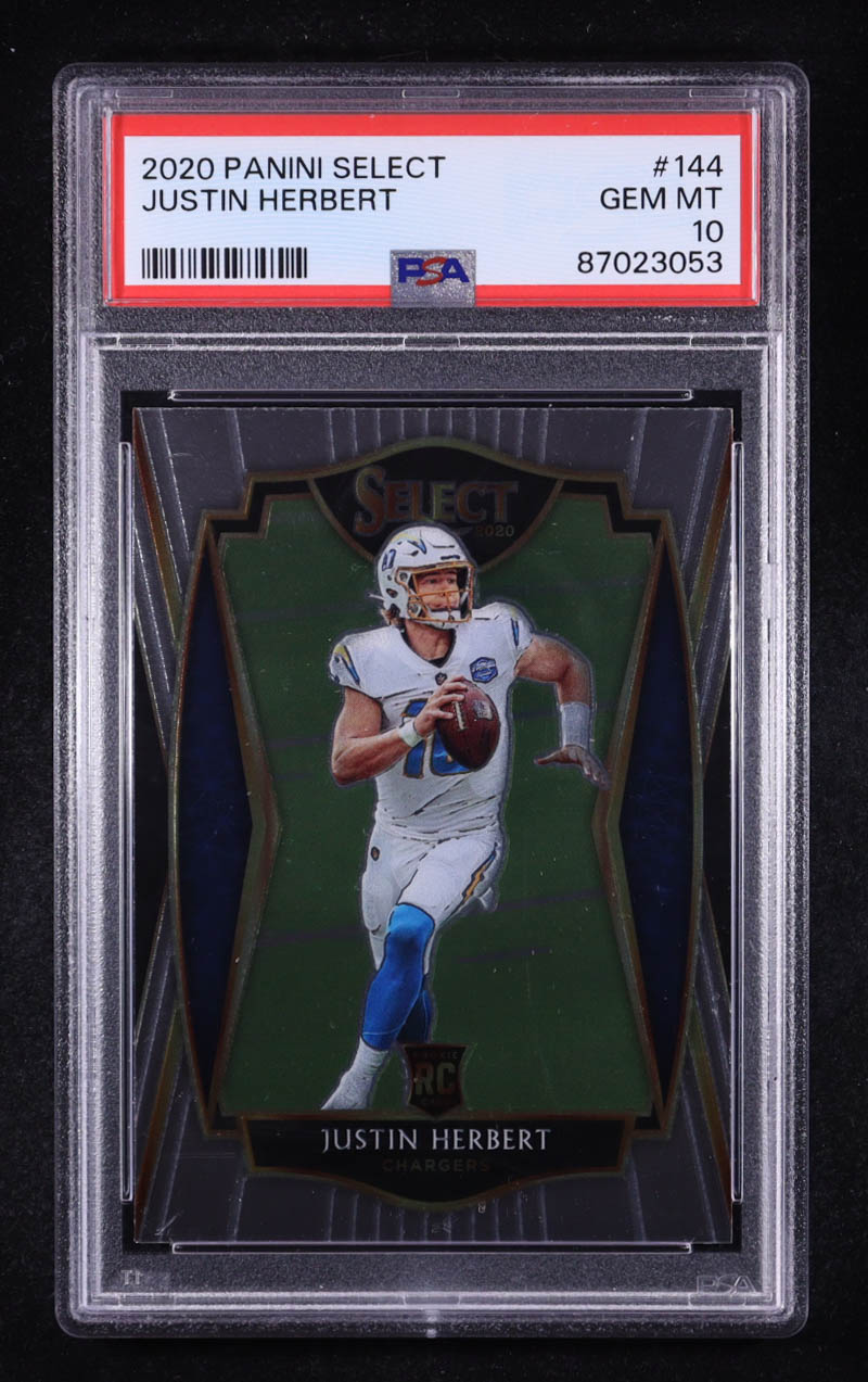 Justin Herbert 2020 Select #144 RC (PSA 10) at PristineAuction.com Justin Herbert 2020 Select #144 RC (PSA 10) at PristineAuction.com