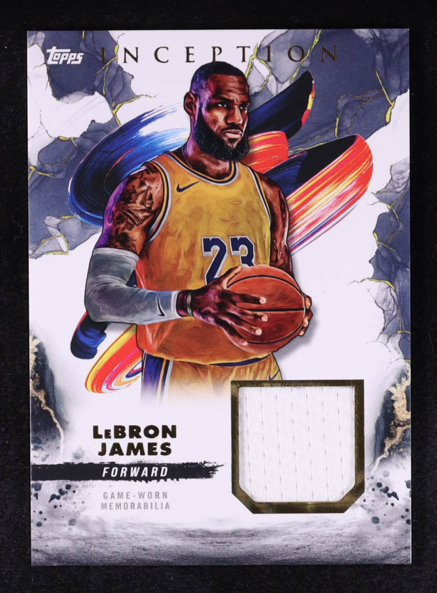 LeBron James 2024-25 Topps Inception Relics #RECLJ at PristineAuction.com LeBron James 2024-25 Topps Inception Relics #RECLJ at PristineAuction.com