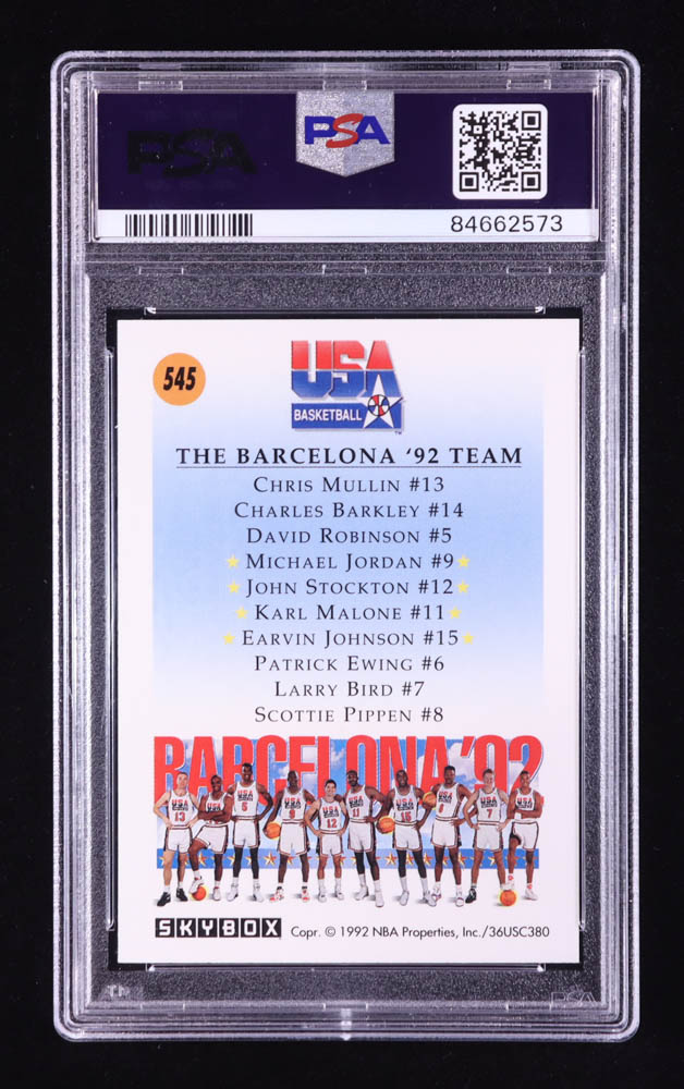 Team USA 2 1991-92 SkyBox #545 (PSA 9) at PristineAuction.com Team USA 2 1991-92 SkyBox #545 (PSA 9) at PristineAuction.com