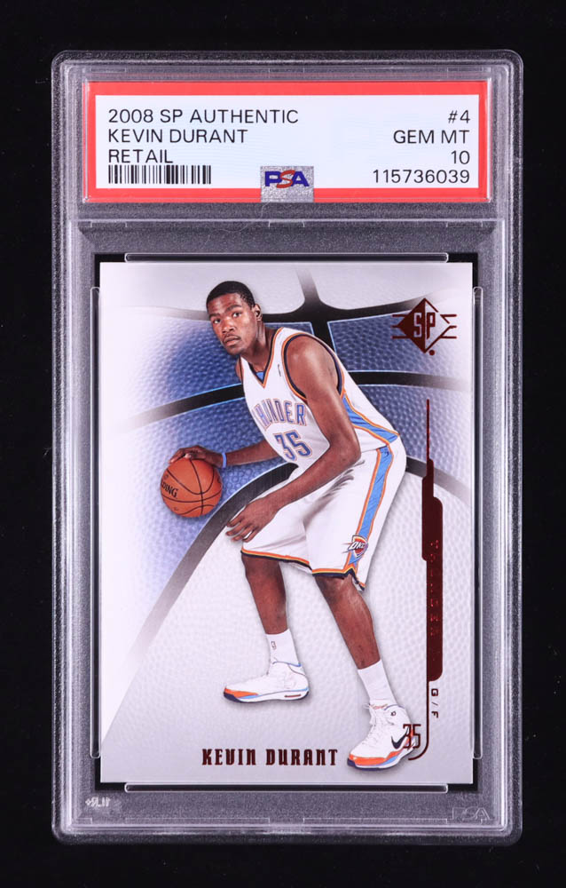 Kevin Durant 2008-09 SP Authentic Retail #4 (PSA 10) at PristineAuction.com Kevin Durant 2008-09 SP Authentic Retail #4 (PSA 10) at PristineAuction.com