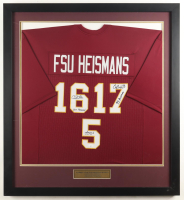 Charlie Ward, Chris Weinke & Jameis Winston Signed Custom Framed Jersey Display Inscribed "2000 Heisman" & "93 Heisman" (JSA) at PristineAuction.com