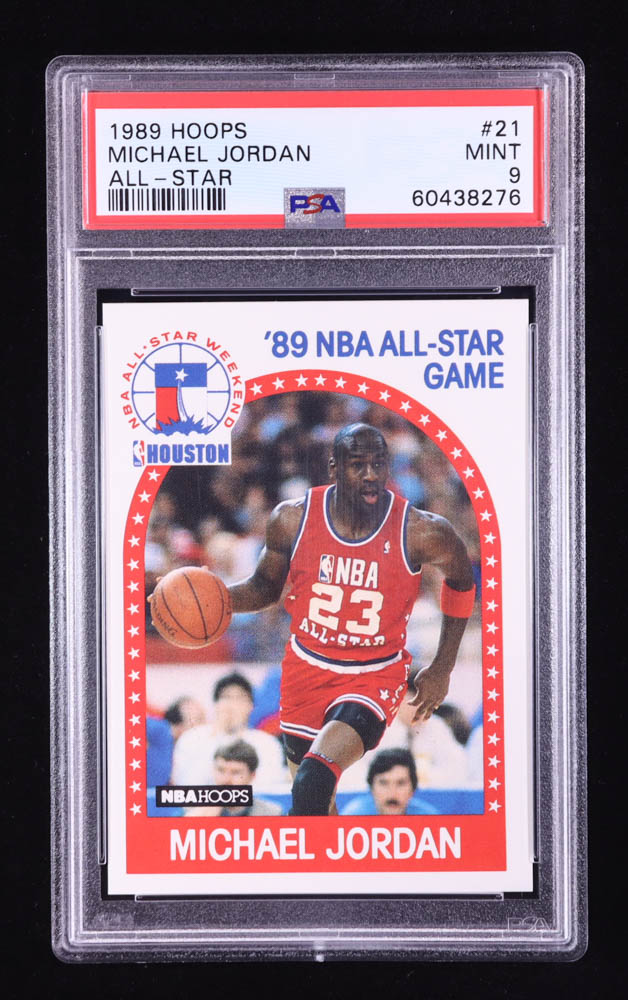 Michael Jordan 1989-90 Hoops #21 AS (PSA 9) at PristineAuction.com Michael Jordan 1989-90 Hoops #21 AS (PSA 9) at PristineAuction.com