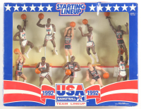 1992 Starting Lineup Team "Dream Team" USA Basketball Players Action Figure Set with Michael Jordan, Magic Johnson & Larry Bird at PristineAuction.com