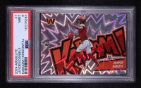 Jayden Daniels 2024 Absolute Kaboom Horizontal #7 RC (PSA 9) at PristineAuction.com