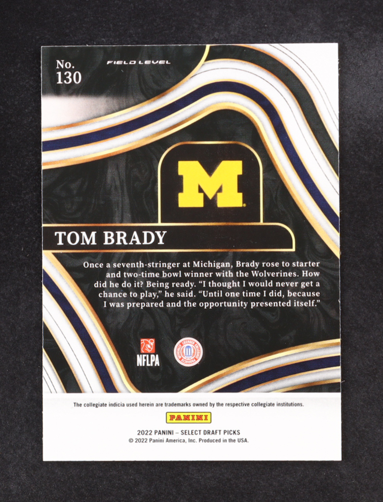 Tom Brady 2022 Panini Select Draft Picks #130 at PristineAuction.com Tom Brady 2022 Panini Select Draft Picks #130 at PristineAuction.com