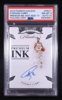 Stephen Curry 2019-20 Panini Flawless Premium Ink #16 / White Box #1/1 (PSA 8 | Autograph Grade 10) at PristineAuction.com