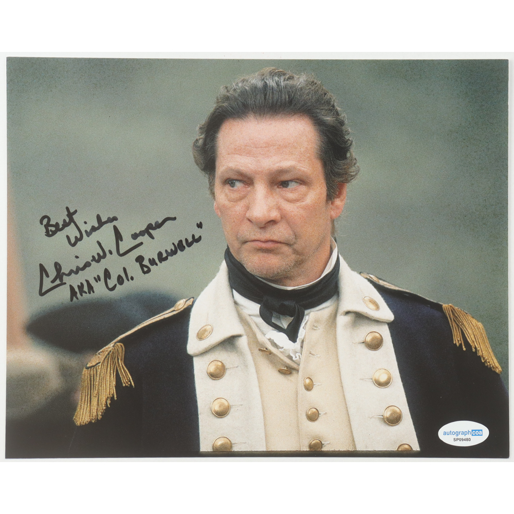 Chris Cooper Signed "The Patriot" 8x10 Photo Inscribed "Best Wishes" & "AKA Col. Burwell" (ACOA) at PristineAuction.com