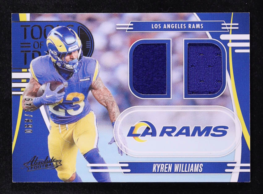 Kyren Williams 2025 Absolute Tools of the Trade Double #9 #68/249 at PristineAuction.com Kyren Williams 2025 Absolute Tools of the Trade Double #9 #68/249 at PristineAuction.com