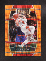Zach Lavine 2021-22 Panini Select Prizm Orange Flash #76 at PristineAuction.com