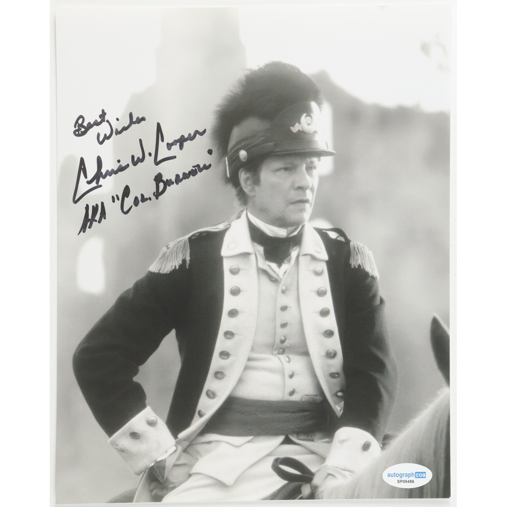 Chris Cooper Signed "The Patriot" 8x10 Photo Inscribed "Best Wishes" & "AKA Col. Burwell" (ACOA) at PristineAuction.com