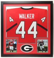 Herschel Walker Signed Custom Framed Jersey Display with Photos (Beckett) at PristineAuction.com