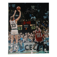 Larry Bird Signed Celtics 16x20 Photo (PSA) at PristineAuction.com