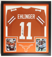 Sam Ehlinger Signed Custom Framed Jersey Display with Photos (TriStar) at PristineAuction.com
