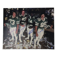"New York Sack Exchange" Jets 16x20 Photo Signed by Joe Klecko, Marty Lyons, Abdul Salaam, & Mark Gastineau (AIV) at PristineAuction.com