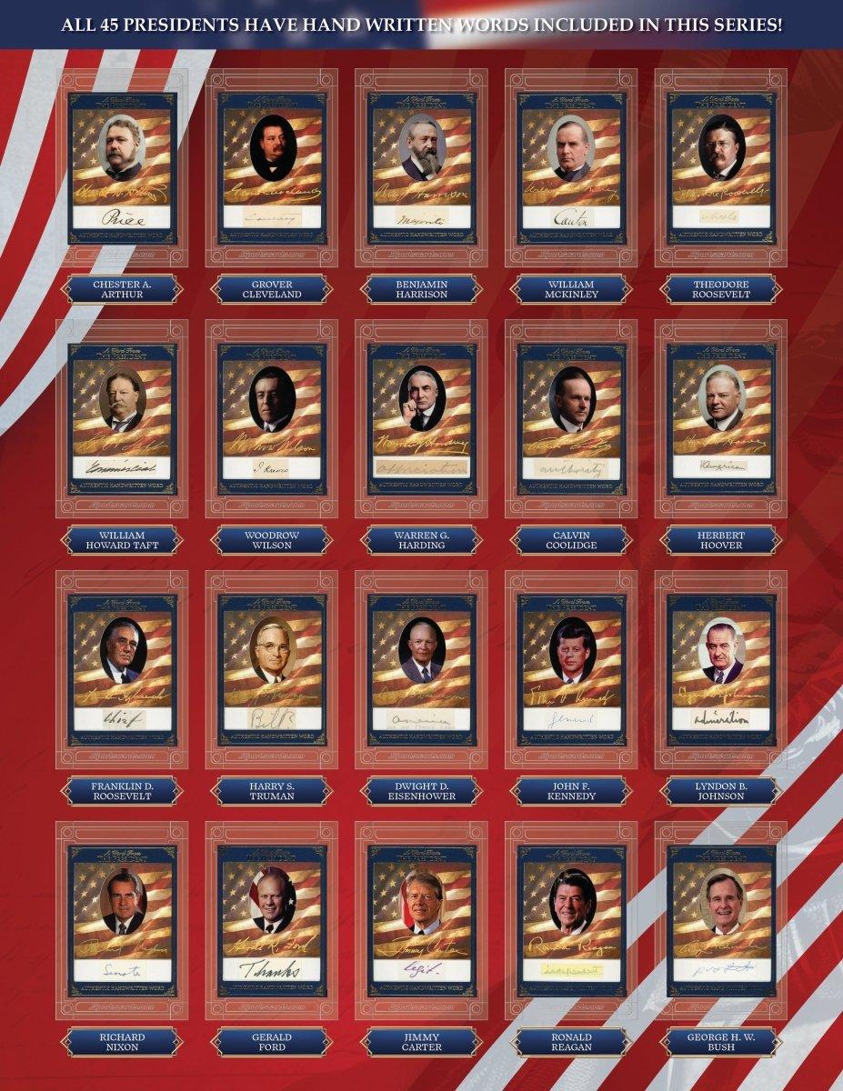 2025 A Word From POTUS Display Box (10 Sealed Boxes) at PristineAuction.com 2025 A Word From POTUS Display Box (10 Sealed Boxes) at PristineAuction.com