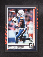 Courtland Sutton 2025 Panini Donruss Press Proof Silver #298 #079/199 at PristineAuction.com