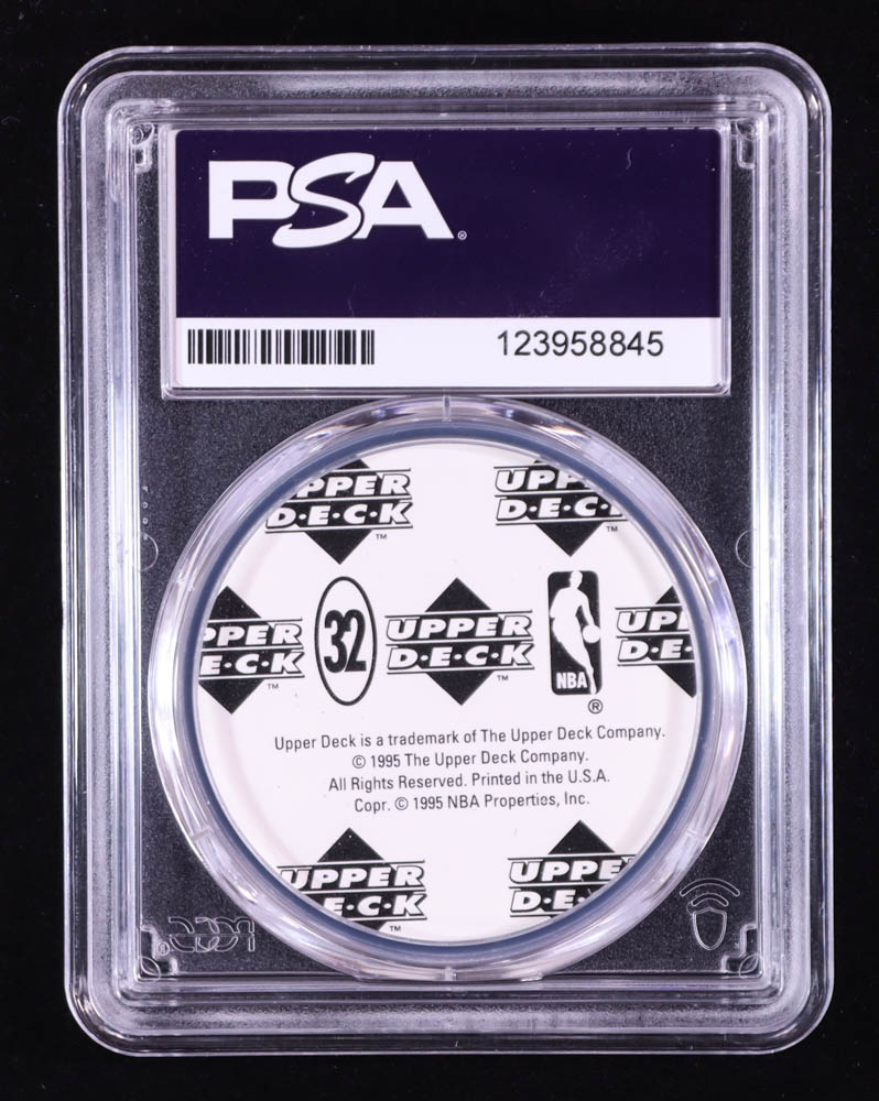 Michael Jordan 1995 Upper Deck Michael Jordan Milk Caps #32 (PSA 9) at PristineAuction.com Michael Jordan 1995 Upper Deck Michael Jordan Milk Caps #32 (PSA 9) at PristineAuction.com