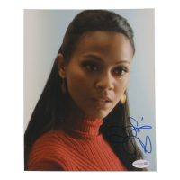 Zoe Saldana Signed 8x10 Photo (ACOA) at PristineAuction.com