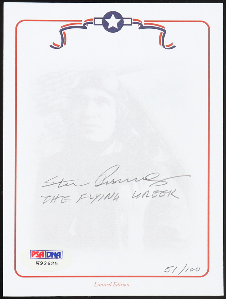 Steve Pisanos Signed LE "The Flying Greek" Bookplate Inscribed "The Flying Greek" (PSA) at PristineAuction.com Steve Pisanos Signed LE "The Flying Greek" Bookplate Inscribed "The Flying Greek" (PSA) at PristineAuction.com