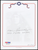 Steve Pisanos Signed LE "The Flying Greek" Bookplate Inscribed "The Flying Greek" (PSA) at PristineAuction.com