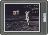 Buzz Aldrin Signed "Apollo 11" 8x10 Photo Inscribed "July 20, 1969 AD" & "Apollo XI" (PSA | Auto 9) at PristineAuction.com