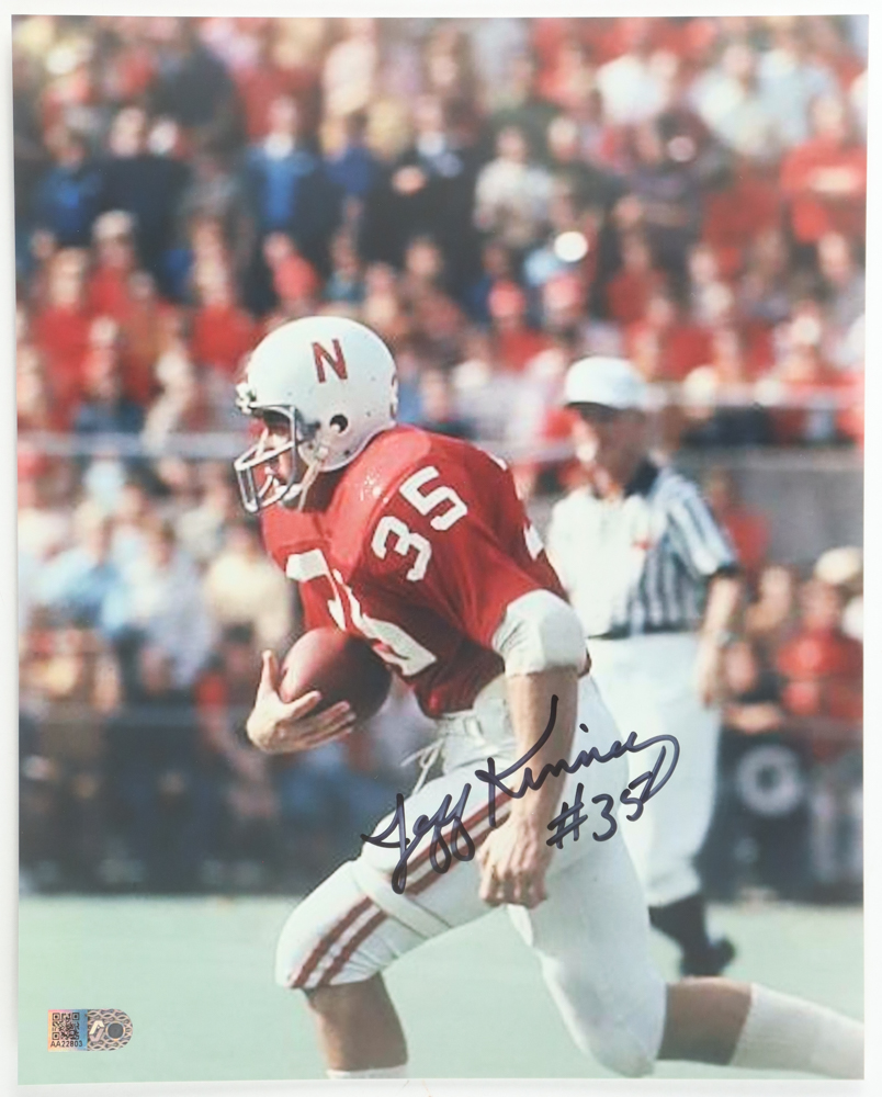 Jeff Kinney Signed Nebraska Cornhuskers 8x10 Photo (AIV) at PristineAuction.com Jeff Kinney Signed Nebraska Cornhuskers 8x10 Photo (AIV) at PristineAuction.com