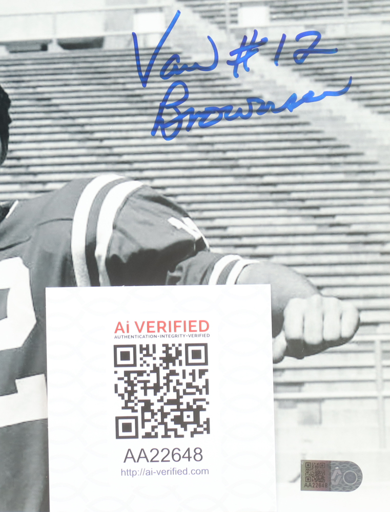Van Brownson Signed Nebraska Cornhuskers 8x10 Photo (AIV) at PristineAuction.com Van Brownson Signed Nebraska Cornhuskers 8x10 Photo (AIV) at PristineAuction.com