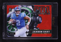 Jaxson Dart 2024 Wild Card QB1 On the Clock Orange and Green #JD3 RC #4/10 at PristineAuction.com