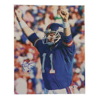 Phil Simms Signed Giants 11x14 Photo (Beckett) at PristineAuction.com