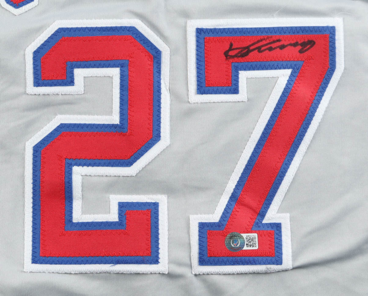 Vladimir Guerrero Sr. Signed Jersey (Beckett) at PristineAuction.com Vladimir Guerrero Sr. Signed Jersey (Beckett) at PristineAuction.com