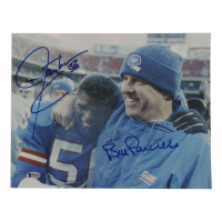 Lawrence Taylor & Bill Parcells Signed Giants 11x14 Photo (Beckett) at PristineAuction.com