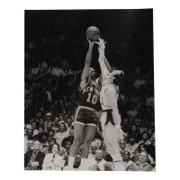 Walt Frazier Signed Knicks 16x20 Photo (Steiner) at PristineAuction.com