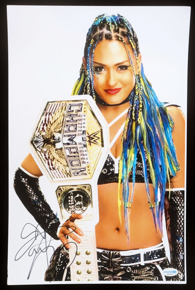 Giulia Signed WWE 11x17 Photo (ACOA) at PristineAuction.com Giulia Signed WWE 11x17 Photo (ACOA) at PristineAuction.com