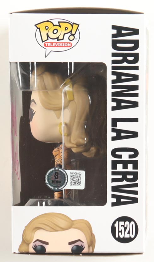 Drea de Matteo Signed "The Sopranos" #1520 Adriana La Cerva Funko Pop! Vinyl Figure (Beckett) at PristineAuction.com Drea de Matteo Signed "The Sopranos" #1520 Adriana La Cerva Funko Pop! Vinyl Figure (Beckett) at PristineAuction.com