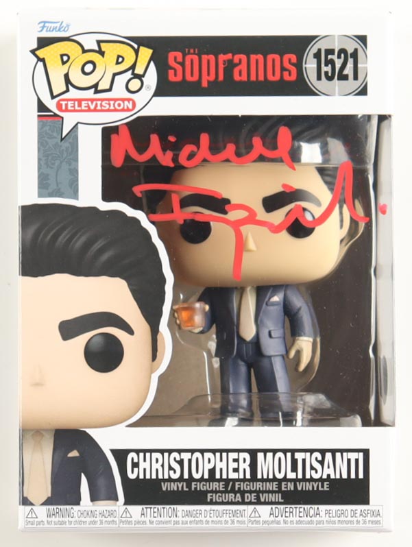 Michael Imperioli Signed "The Sopranos" #1521 Christopher Moltisanti Funko Pop! Vinyl Figure (Beckett) at PristineAuction.com Michael Imperioli Signed "The Sopranos" #1521 Christopher Moltisanti Funko Pop! Vinyl Figure (Beckett) at PristineAuction.com