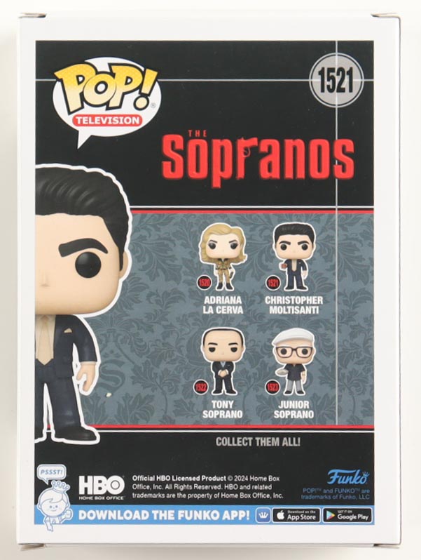 Michael Imperioli Signed "The Sopranos" #1521 Christopher Moltisanti Funko Pop! Vinyl Figure (Beckett) at PristineAuction.com Michael Imperioli Signed "The Sopranos" #1521 Christopher Moltisanti Funko Pop! Vinyl Figure (Beckett) at PristineAuction.com