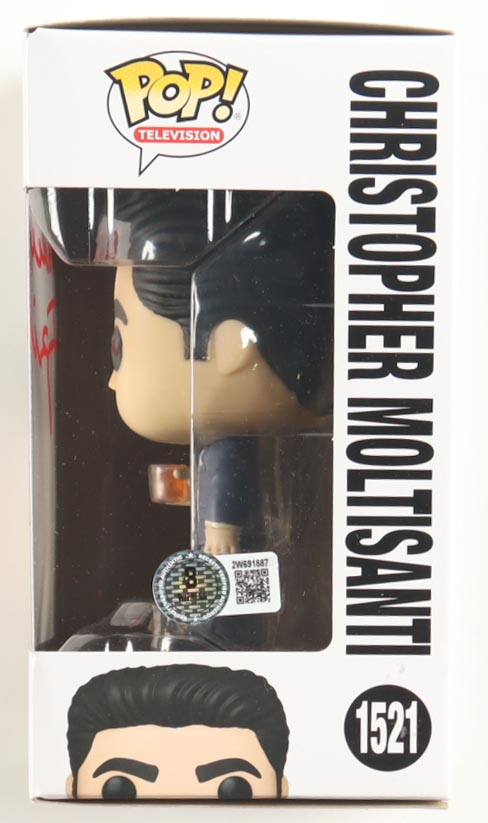 Michael Imperioli Signed "The Sopranos" #1521 Christopher Moltisanti Funko Pop! Vinyl Figure (Beckett) at PristineAuction.com Michael Imperioli Signed "The Sopranos" #1521 Christopher Moltisanti Funko Pop! Vinyl Figure (Beckett) at PristineAuction.com