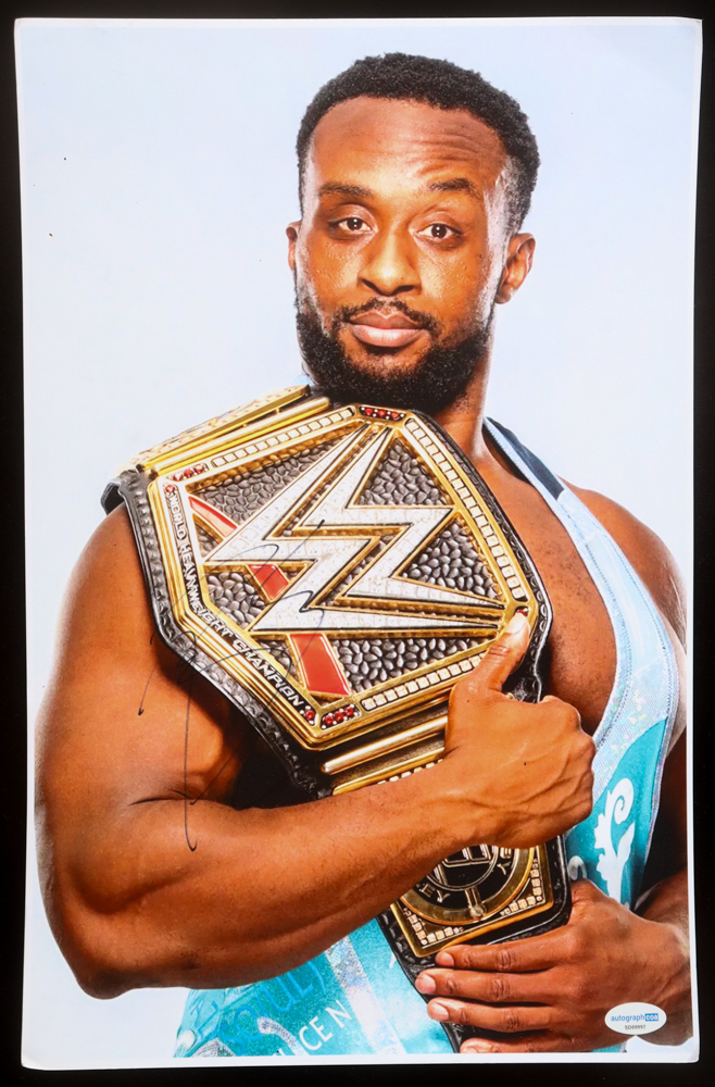 Big E Signed WWE 11x17 Photo (ACOA) at PristineAuction.com Big E Signed WWE 11x17 Photo (ACOA) at PristineAuction.com