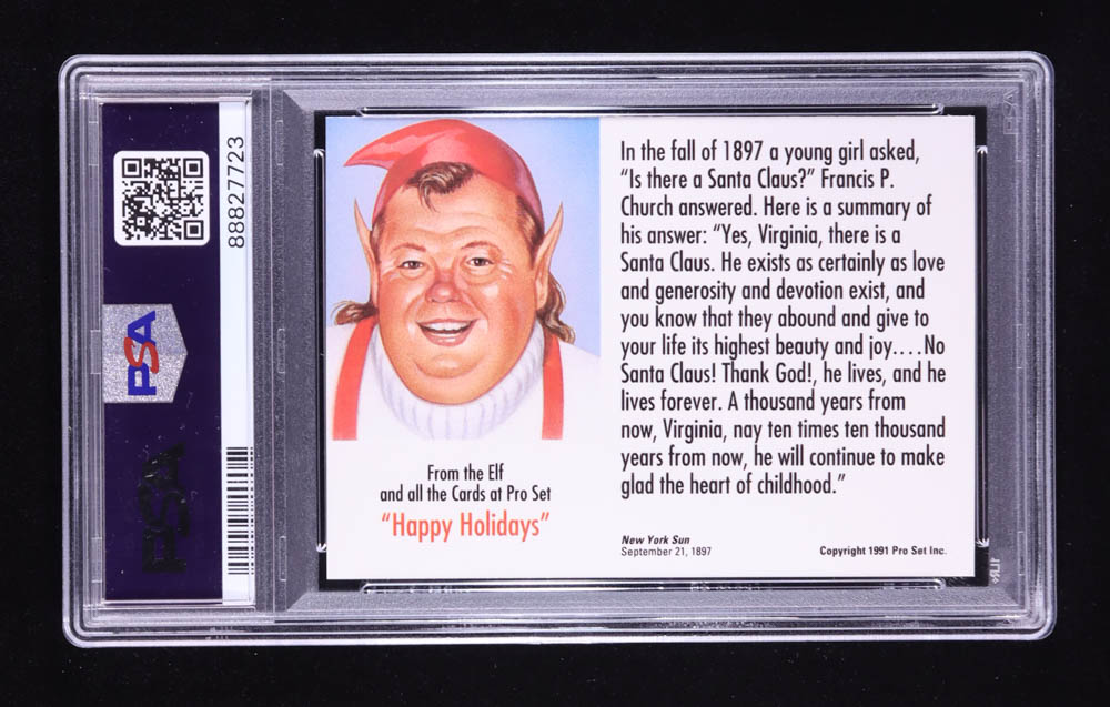 Santa Claus 1991 Pro Set #NNO (PSA 10) at PristineAuction.com Santa Claus 1991 Pro Set #NNO (PSA 10) at PristineAuction.com