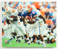 Fred Taylor Signed Florida Gators Custom Framed Serigraph on Canvas Display (PSA) at PristineAuction.com