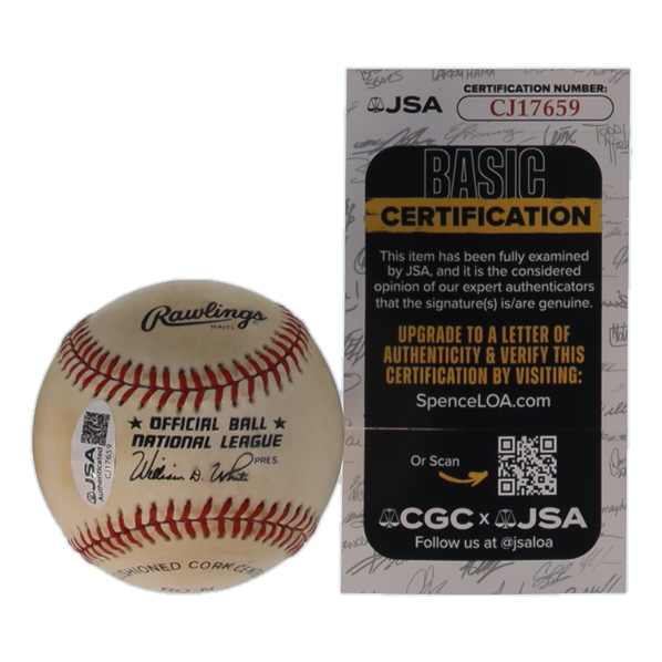 Ray Dandridge Signed ONL Baseball (JSA) at PristineAuction.com Ray Dandridge Signed ONL Baseball (JSA) at PristineAuction.com