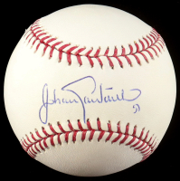 Johan Santana Signed OML Baseball (Steiner & MLB) at PristineAuction.com