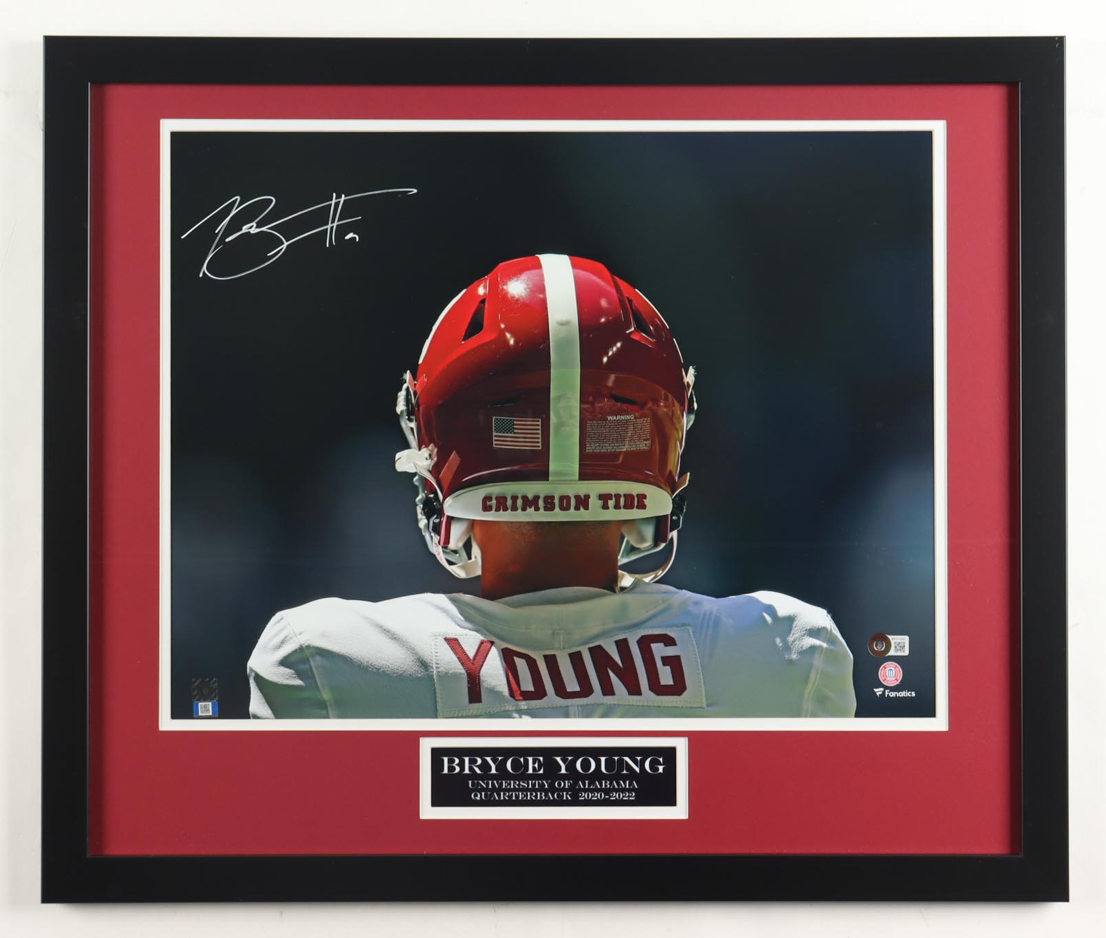 Bryce Young Signed Alabama Crimson Tide Custom Framed Photo Display (Beckett) at PristineAuction.com Bryce Young Signed Alabama Crimson Tide Custom Framed Photo Display (Beckett) at PristineAuction.com