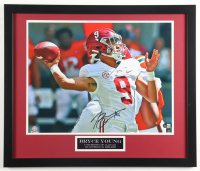 Bryce Young Signed Alabama Crimson Tide Custom Framed Photo Display (Beckett) at PristineAuction.com